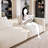 Creamy white Chenille Modular Modern sofa-141464807