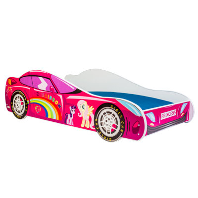Children's bed auto PINK