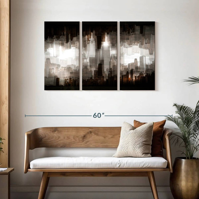 Silhouette de Sirci, Chicago, H 28 po x l 45 po