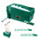 YUNIC Automatic Golf Ball Dispenser, Portable Golf Ball Launcher with Golf Club Holder for Indoor Simulators & Driving Range