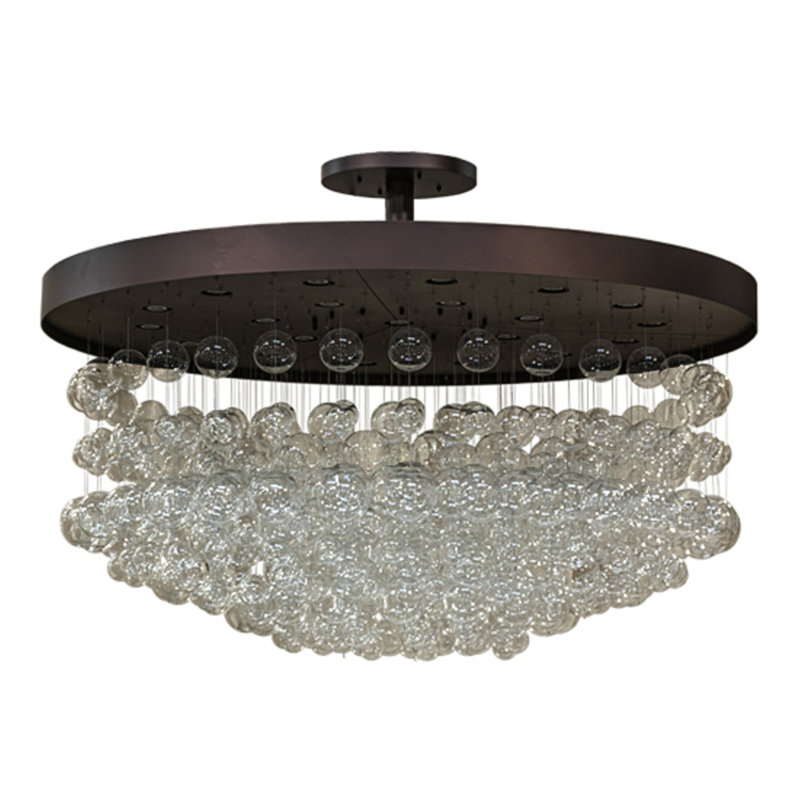 Bulle 22 - Light Semi Flush Mount