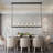 7-Light Dimmable Linear Kitchen/Island Chandelier-773579586
