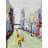 Street with Accents - Framed Canvas Art-120128529