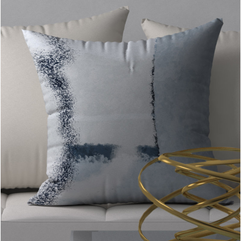 Housse de coussin décorative carrée passionnée de luxe, H 24 po x l 24 po