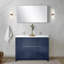 48 po X P 20 po Meuble-lavabo double D avec plateau en marbre de culture-1878482958