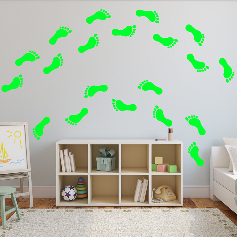 Autocollant mural Cleveland, Vert lime