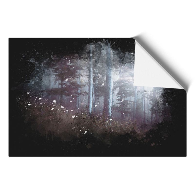 Forest View Vol.1 Paint Splash - Unframed Graphic Art, 42cm H x 59cm W x 0.1cm D