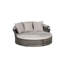 Lit de jour pour l'extérieur, construction, coussins confortables, table de loisir avec auvent, fabrication hydrofuge-303431124