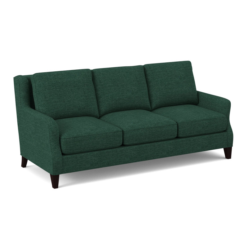 Savannah 84" Flared Arm Sofa, Antic Jade