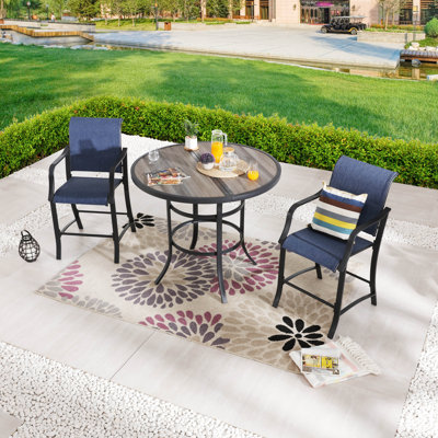 2 - Person Patio Dining Set with Round Table