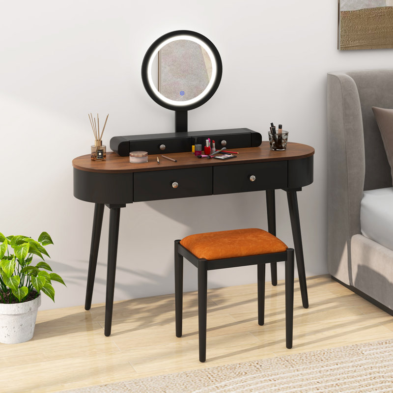 Kiree Vanity, Black/ Brown