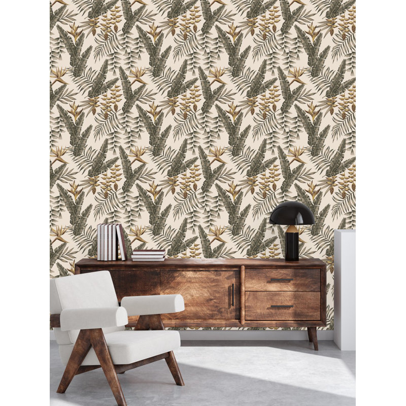 Peel & Stick Floral Wall Mural, 2.08' W x 10.42' L