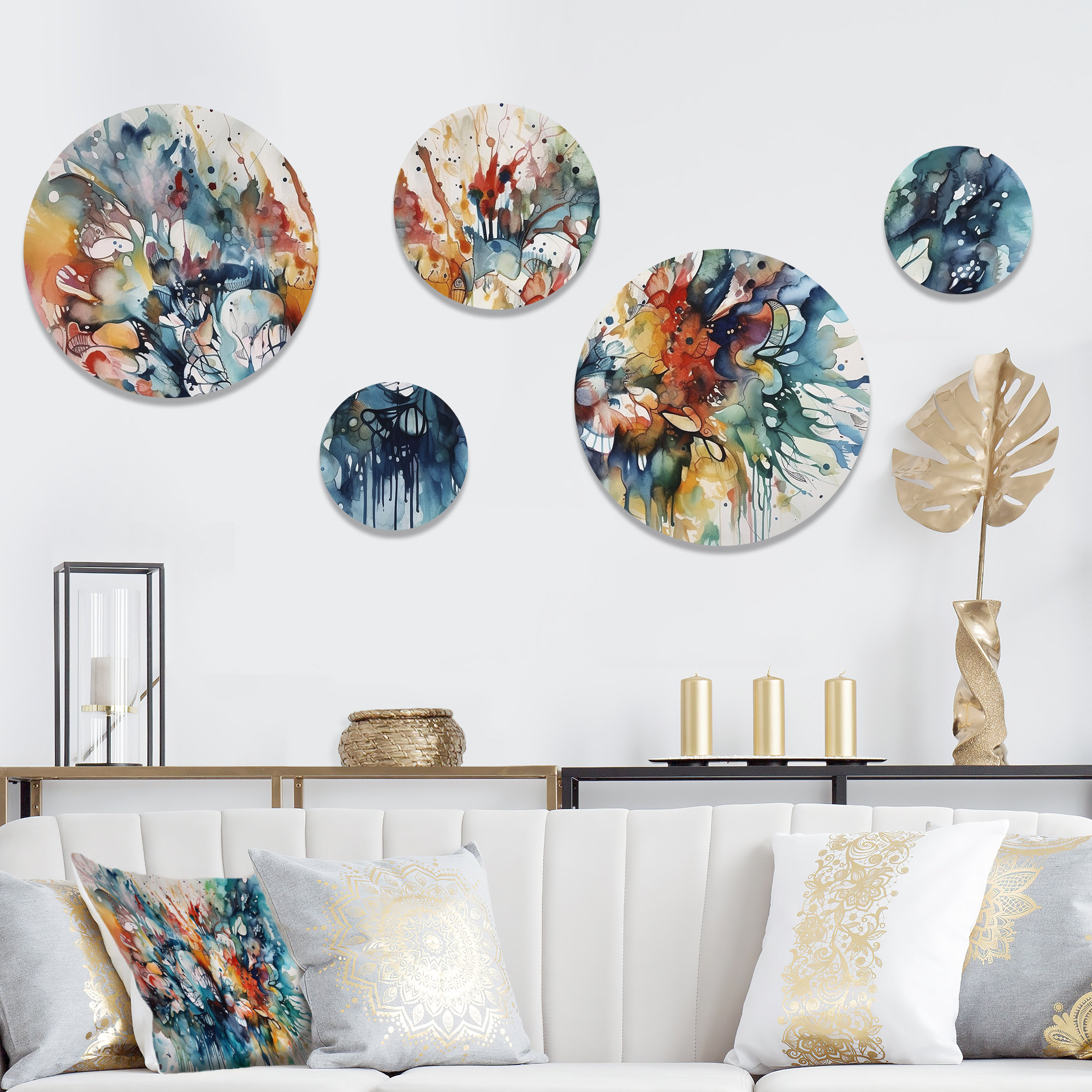 Design Art Captivating Boho Dance I - Abstract Metal Wall Décor | Wayfair