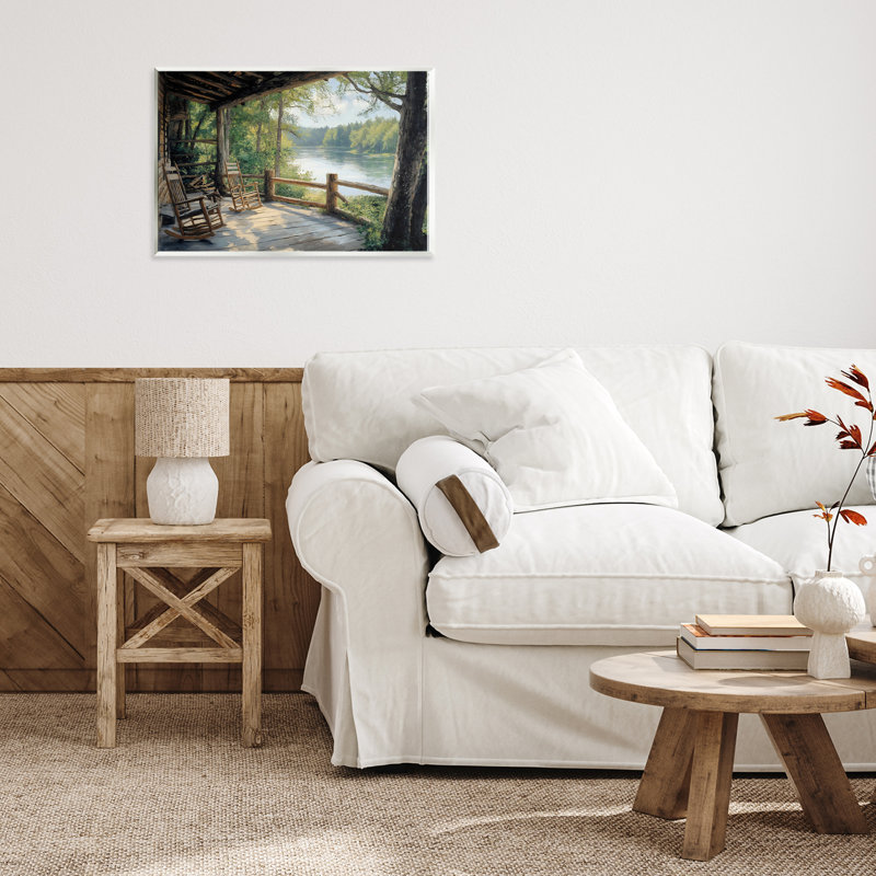 Plaque murale «Nature Cabin Views», conception par Franklyn Gregory, H 10 po x l 15 po