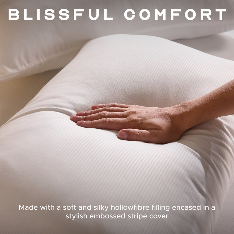 Snuggledown Scandinavian Hollowfibre Medium Support Back Sleeper Pillow