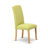 7 Piece Kitchen Table Set Consist of an Oval Dining Table with Butterfly Leaf and 6 Limelight Linen Fabric Parson Dining Chairs, Oak-743510201-743510206-678153836
