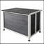 Grande niche pour chien en bois, cage extérieure imperméable, chenil coupe-vent et chaud facile à assembler