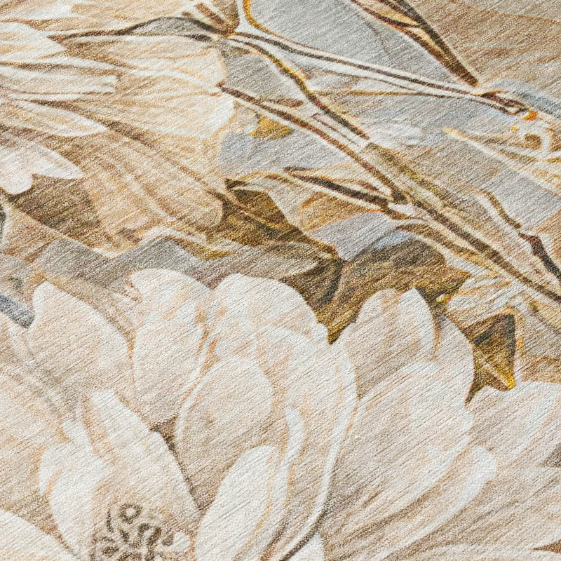 Machine Washable Indoor/Outdoor Chantille ACN2932 Floral Rug, 1'8" x 2'6"