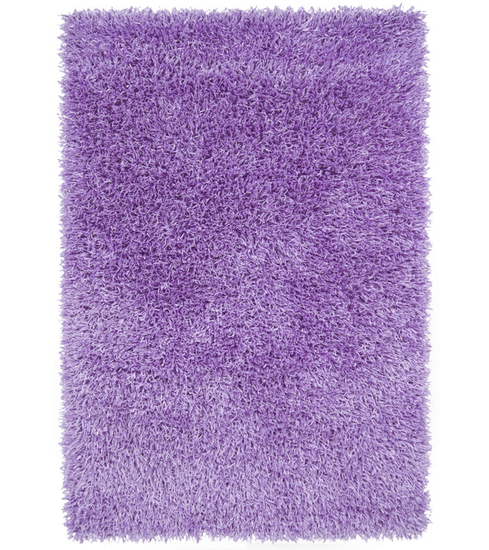 Tapis décoratif mauve tissé à la main Arden, Rectangle 5 pi x 7 pi 6 po