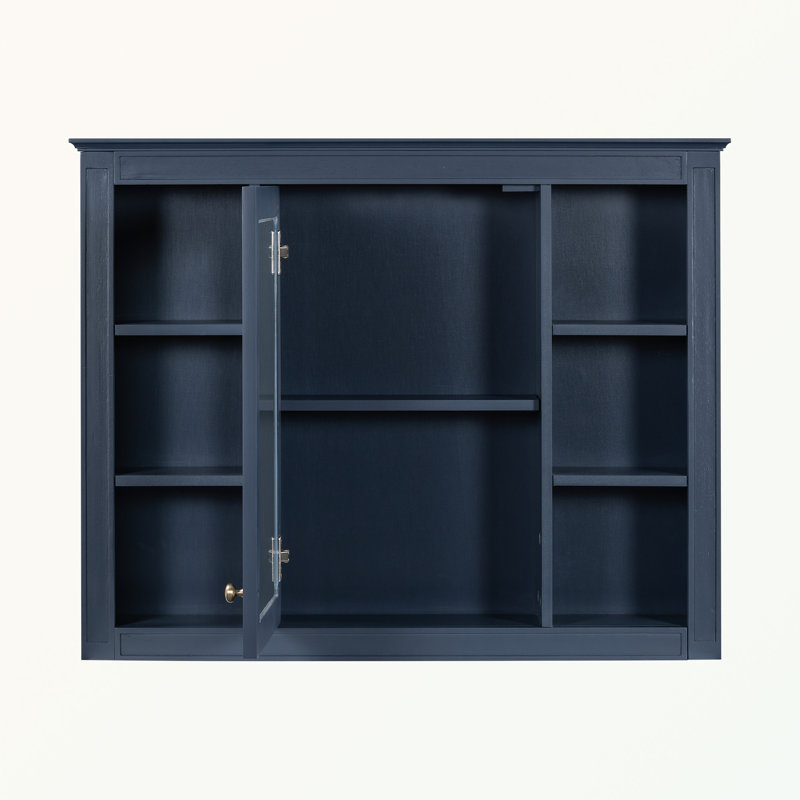 Rangement pour salle de bain Kirac, Bleu