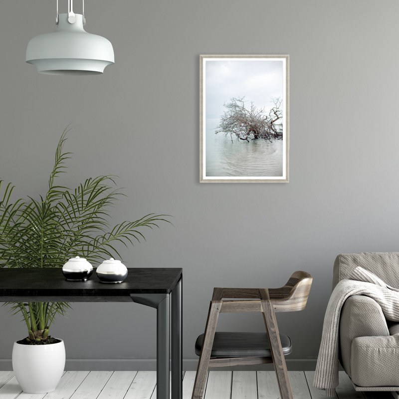 Floating Vibes, Yes, 43" H x 30" W, Glass Frame
