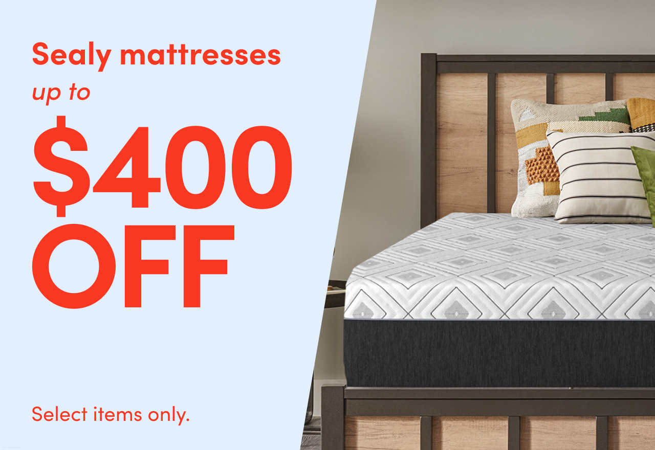 Sealy mattresses up to $400 off