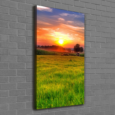 Sunset - Wrapped Canvas Print