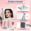 Miroir de maquillage mural avec lumières Ruacq-129888424