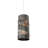 Flow 1-Light Cylinder Mini Pendant - Steel-1494428026