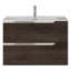 Meuble-lavabo simple 32 po avec plateau en céramique blanche Bates-575857617