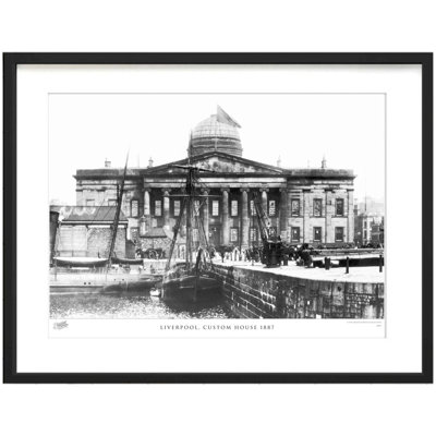 Liverpool, Custom House 1887 by Francis Frith - Single Picture Frame Print