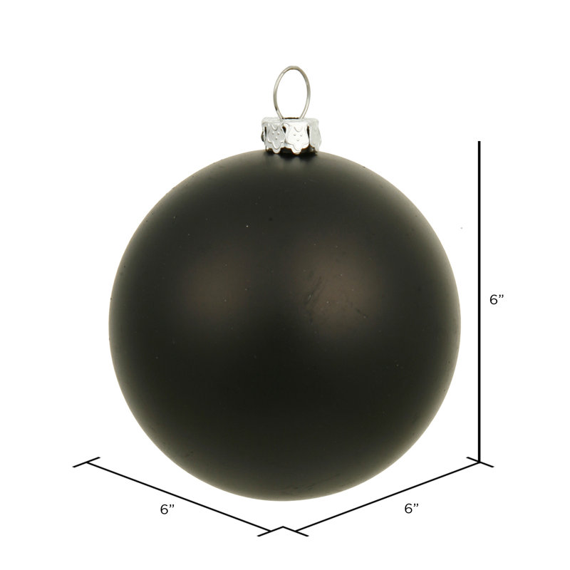 Ornement boule à boule percée uv sequin, Noir