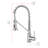 Elegant Home Living Yara Pull Down Spray Kitchen Faucet-95236177