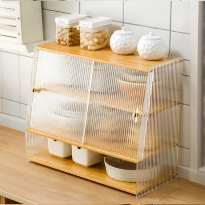 Bamboo Countertop Dish Rack