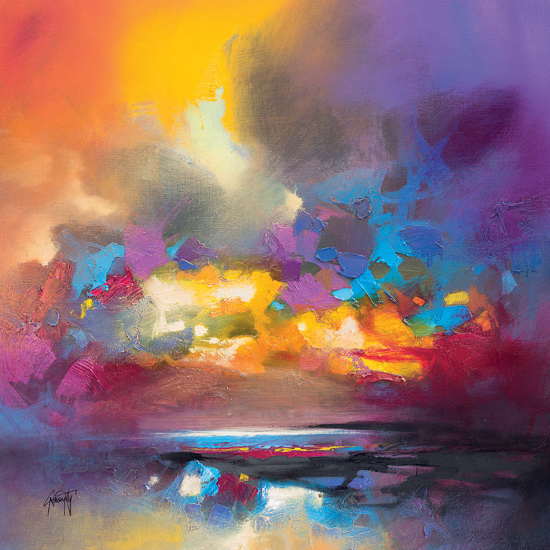 Warmth Emanates by Scott Naismith - Painting, Paper, 40 cm H x 40 cm W x 0.1 cm D
