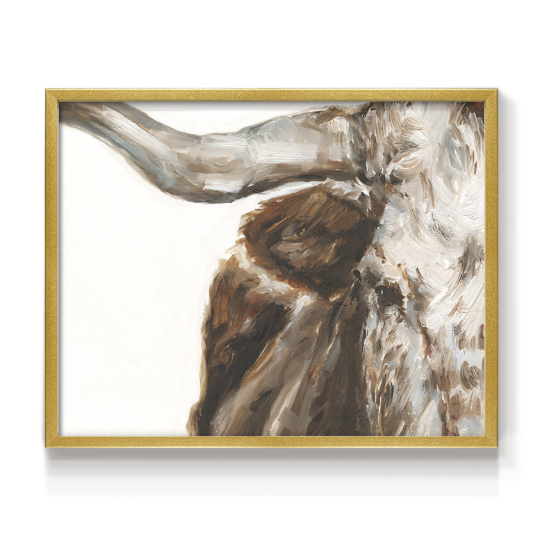 Steer Clear I -Framed Print - Restickable, 8" H x 10" W