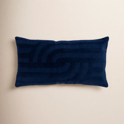 Terrah 26" x 14" Embroidered Throw Pillow