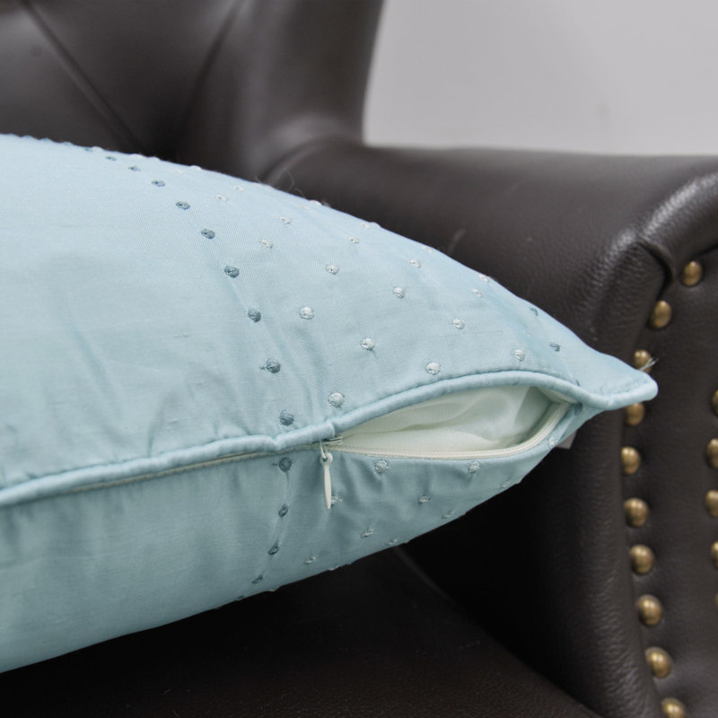 Square Throw Pillow Cover, Blue