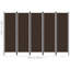 Cloison 5 panneaux vidaXL brun 98,4 po x 70,9 po-1896983096-1883001718-1883001709