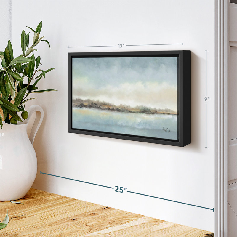 Abstrait «Calm Horizon Canvas Print», H 9 po x l 13 po
