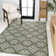 Tapis d'intérieur / extérieur vert / crème Amora-1842197850