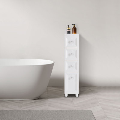Armoire de rangement étroite étroite 4 niveaux