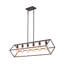 Lustre rectangulaire 6 lumières
