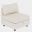 Causeuse-causeuse, canapé-lit de style Mid-Century moderne avec rangement