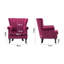 Cadsden Velvet Wingback Chair-38292144
