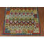 Tapis géométrique en laine Kilim