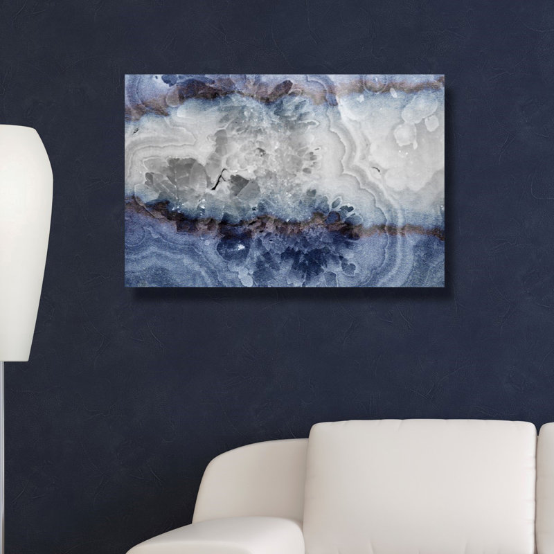 «Lunar Agate», reproduction d'art graphique sur toile, H 30 po x l 45 po, Toile tendue