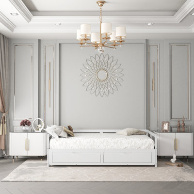 Lit de jour simple avec couchette Goessel