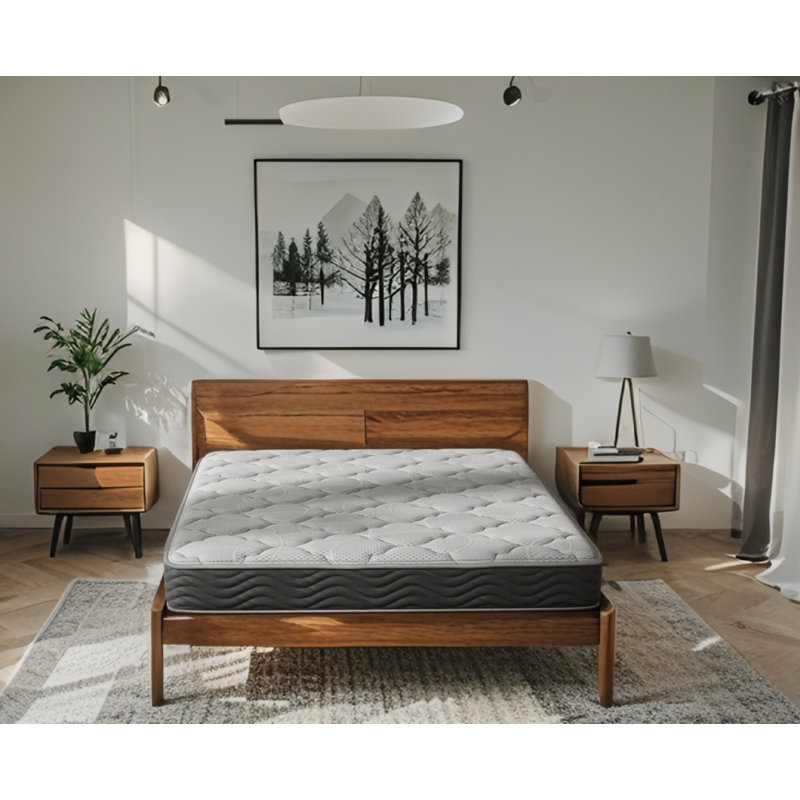 Hybrid Firm Mattress With Pocketed Coils, 12", Queen