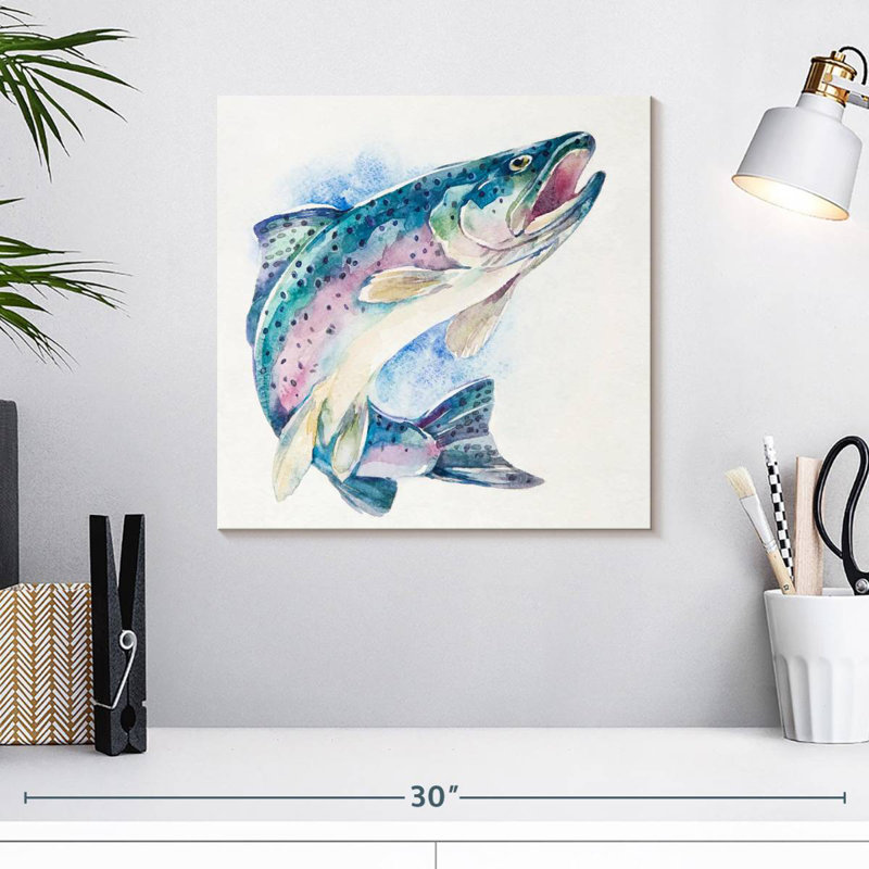 Truite arc-en-ciel Crowle Sea Life, H 16 po x l 16 po